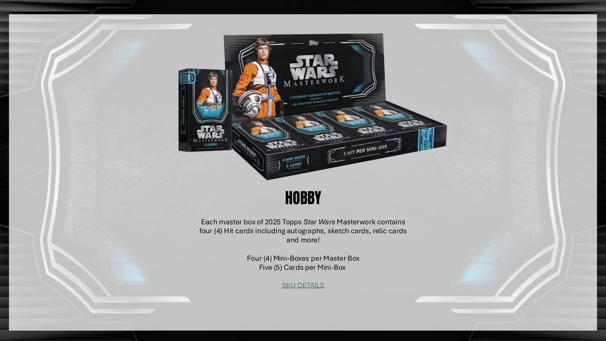 2025 Topps Star Wars Masterwork Hobby MINI-BOX x1 (Personal Break
