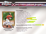 2023 Topps Chrome Baseball Jumbo Hobby PACK x1 (Personal Break)