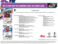 2022-2023 Topps Finest UEFA Club Competitions Mini-BOX x1 (Personal Break)