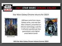 2023 Topps Chrome Star Wars Galaxy Hobby PACK x1 (Personal Break)