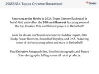 2023-2024 Topps Chrome Basketball Monster BOX x1 (Personal Break)