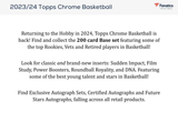 2023-2024 Topps Chrome Basketball Monster BOX x1 (Personal Break)