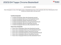 2023-2024 Topps Chrome Basketball Monster BOX x1 (Personal Break)