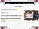 2023 Topps Tribute Baseball Hobby BOX x1 (Personal Break)