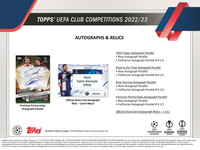 2022-2023 Topps UEFA Club Competitions Soccer Hobby BOX x1 (Personal Break)