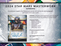 2024 Topps Star Wars Masterwork Hobby MINI-BOX x1 (Personal Break)