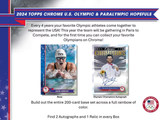 2024 Topps Chrome U.S. Olympic &amp; Paralympic Hopefuls Hobby PACK x1 (Personal Break)