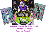 2024 Phoenix Football RANDOM DIVISION Group Break #4 SPOT x1 (Personal Break)