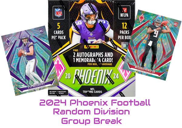 2024 Phoenix Football RANDOM DIVISION Group Break #4 SPOT x1 (Personal Break)