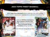 2024 Topps Finest Baseball Hobby BOX x1 (Personal Break)