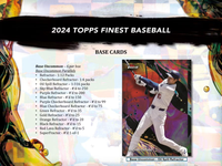 2024 Topps Finest Baseball Hobby BOX x1 (Personal Break)