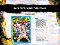 2024 Topps Finest Baseball Hobby BOX x1 (Personal Break)