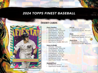 2024 Topps Finest Baseball Hobby BOX x1 (Personal Break)