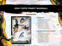 2024 Topps Finest Baseball Hobby BOX x1 (Personal Break)