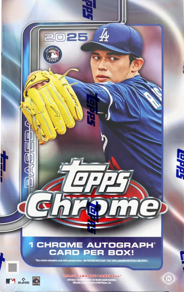 2025 Topps Chrome Baseball Hobby PACK x1 (Personal Break)
