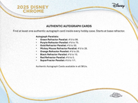 2025 Topps Chrome Disney Value BOX x1 (Personal Break)