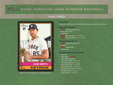2025 Topps Heritage High Number Baseball Hobby BOX x1 (Personal Break)