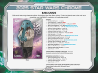 2025 Topps Chrome Star Wars Value BOX x1 (Personal Break)