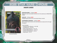 2025 Topps Chrome Star Wars Value BOX x1 (Personal Break)