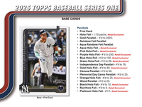 2025 Topps Series 1 Basbeball Mega BOX x1 (Personal Break)