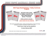2025 Topps Series 1 Basbeball Hobby PACK x1 (Personal Break)