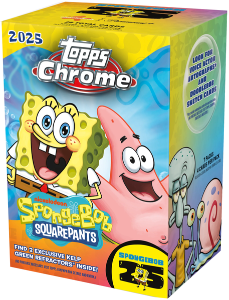 2025 Topps Chrome SpongeBob 25th Anniversary Value BOX x1 (Personal Break)