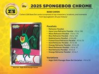 2025 Topps Chrome SpongeBob 25th Anniversary Value BOX x1 (Personal Break)
