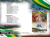 2025 Topps Chrome Tennis Breakers Delight BOX x1 (Personal Break)