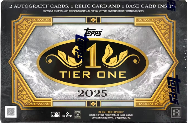 2025 Topps Tier One Baseball Hobby BOX x1 (Personal Break)