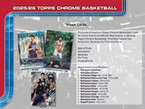 2025-2026 Topps Chrome Basketball Value BOX x1 (Personal Break)