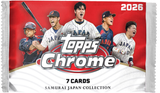 2026 Topps Chrome Team Samurai Japan Collection PACK x1 (Personal Break)