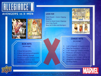 2023 Upper Deck Marvel Allegiance: Avengers vs X-Men Hobby PACK x1 (Personal Break)