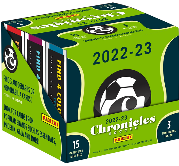 2022-2023 Panini Chronicles Soccer Hobby BOX x1 (Personal Break)