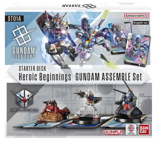 Gundam Card Game: Heroic Beginings ASSEMBLE Startre Deck BOX x1 (Personal Break)