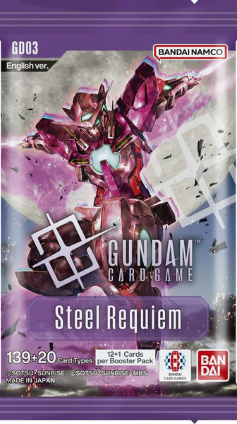 Gundam Card Game: Steel Requiem Booster PACK x1 (Personal Break