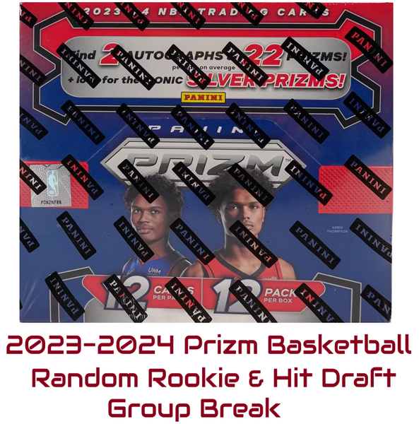 2023-2024 Prizm Basketball Random ROOKIE & Hit Draft Group Break #3 (Group Break)