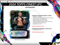 2024 Topps Finest UFC Hobby BOX x1 (Personal Break)