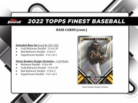 2022 Topps Finest Baseball Hobby MINI-BOX x1 (Personal Break)