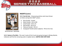 2022 Topps Series 2 Baseball JUMBO Hobby PACK x1 (Personal Break)