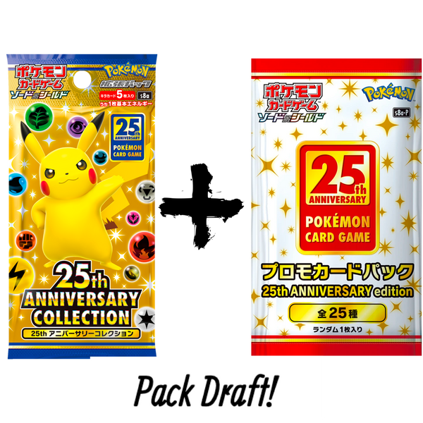 JP 25th Anniversary Collection Pack Draft w/ Promo Prize #9 (Group Break)