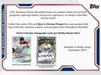 2021 Bowman Chrome Baseball Hobby Mini Box x1 (Personal Break)