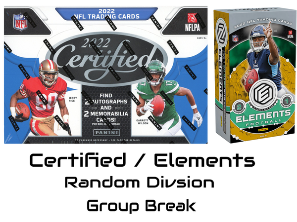2022 Certified / Elements Random Division Group #1 (Group Break)