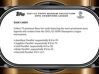 2021-2022 Topps Museum Collection UEFA Champions League Hobby BOX x1 (Personal Break)