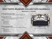 2022 Topps Museum Collection Baseball Hobby BOX x1 (Personal Break)