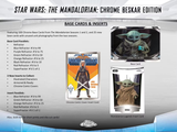 2022 Topps Star Wars: The Mandolorian: Chrome Beskar Edition Hobby BOX x1 (Personal Break)