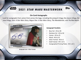 2021 Topps Star Wars Masterwork MINI BOX x1 (Personal Break)