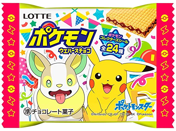 Lotte Pokemon Wafer Stickers Pack x1 (Personal Break)