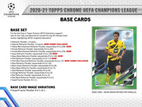 2020-2021 Topps Chrome UEFA Champions League Hobby PACK x1 (Personal Break)