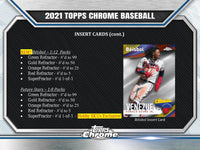2021 Topps Chrome Baseball Hobby PACK x1 (Personal Break)